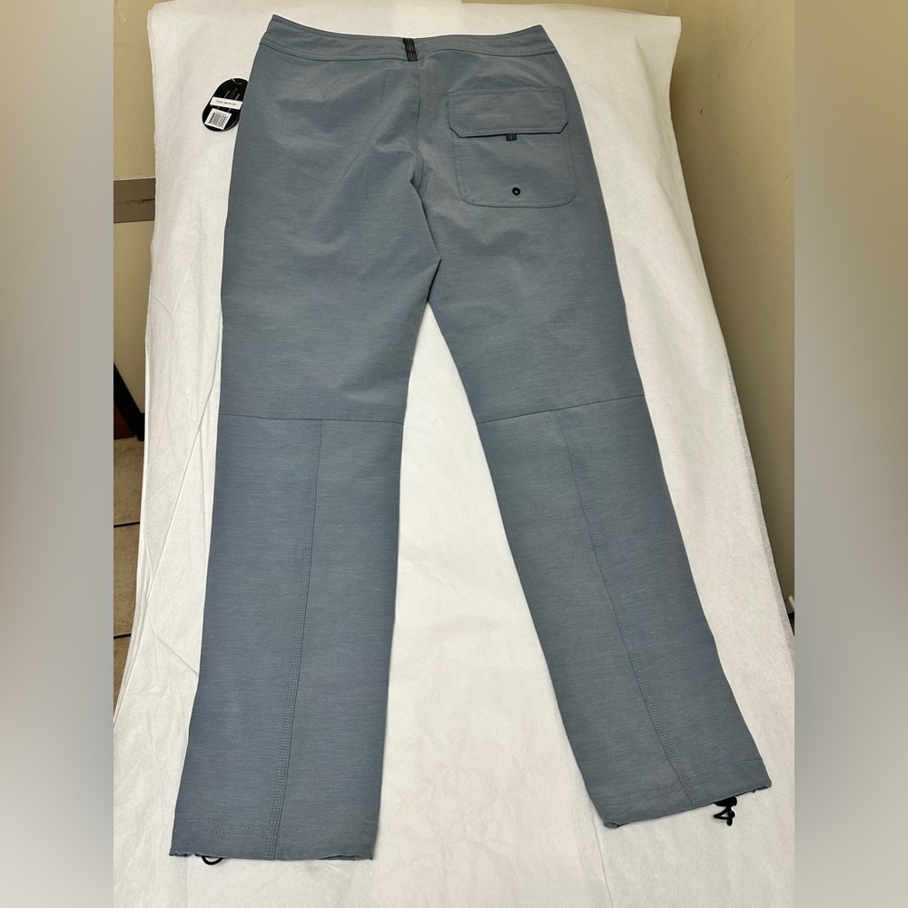 Nwt; LAIRD Apparel Pants Mens Blue Nylon Stretch Athletic Limited Edition - Picture 3 of 13
